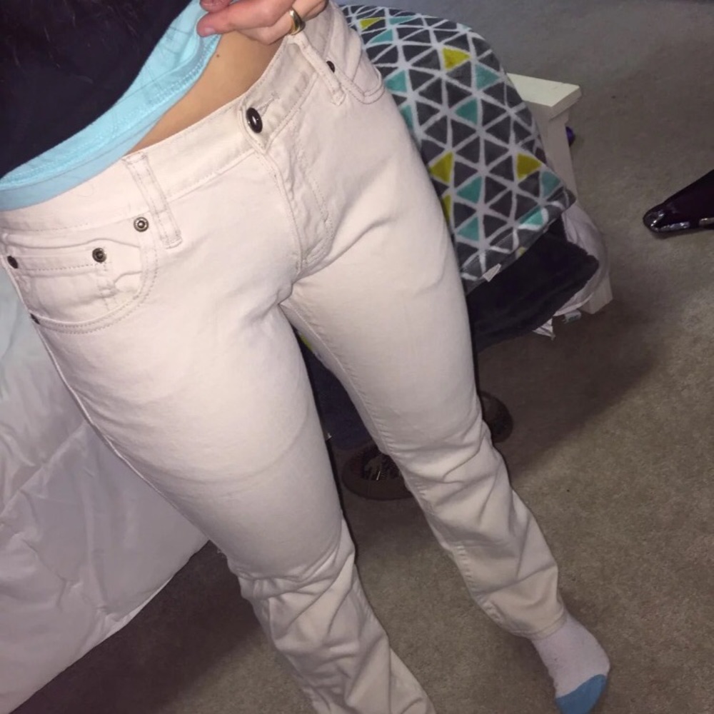 Old Navy cream jeans